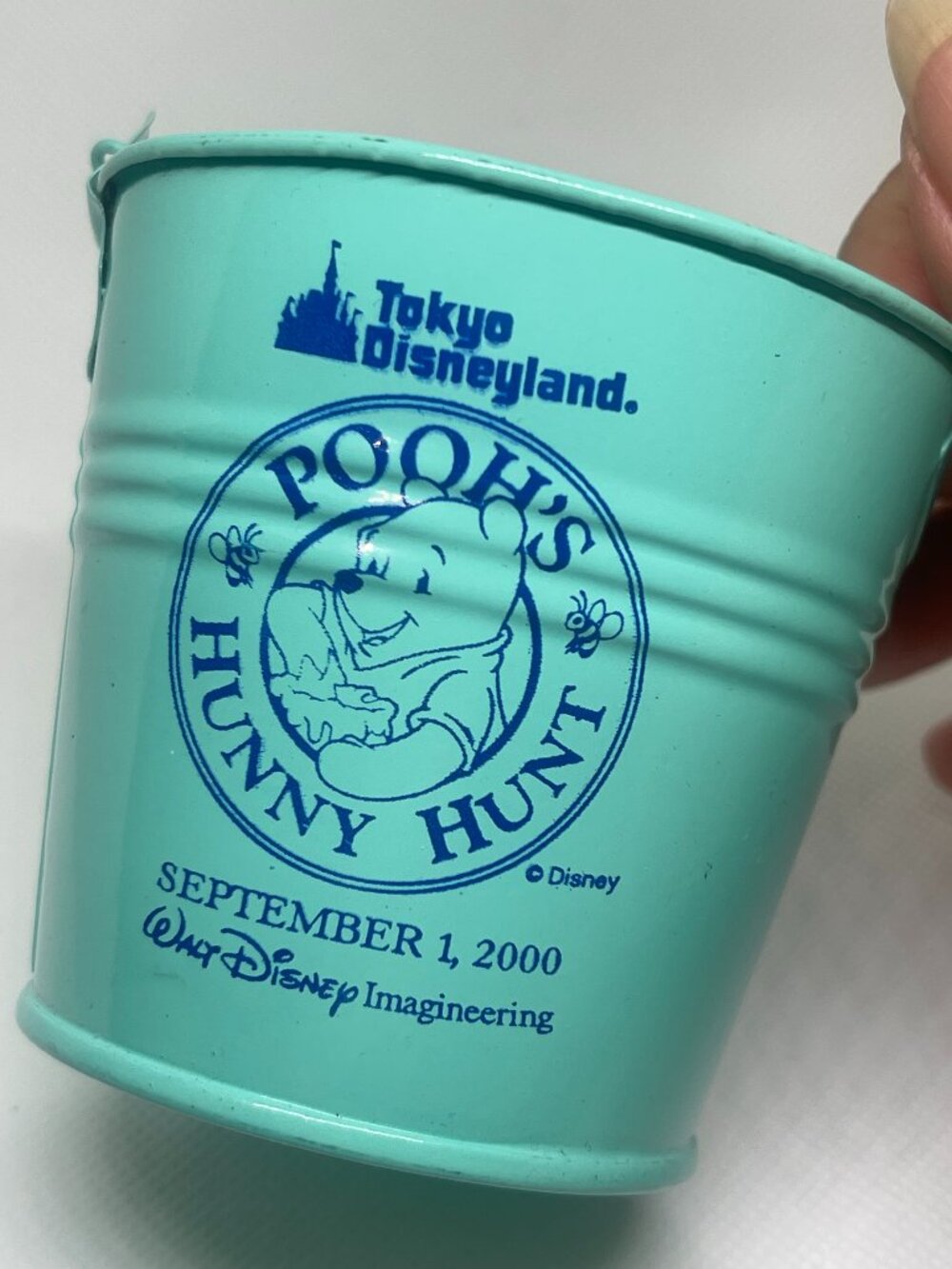 Tokyo Disneyland Pooh’s Hunny Hunt 2000 Opening Day Mini Pail